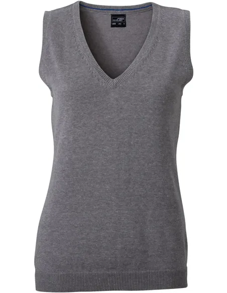 Ženski pleten brezrokavnik James & Nicholson | JN 656