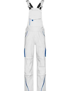 Delovne dolge hlače z naramnicami James & Nicholson | JN 848 2