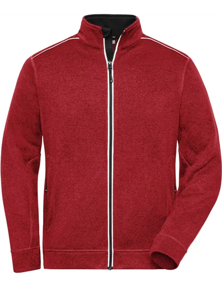 Moška delovna flis jopa James & Nicholson | JN 898