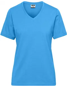 Ženska delovna majica s kratkimi rokavi James & Nicholson | JN 1807