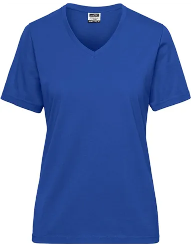 Ženska delovna majica s kratkimi rokavi James & Nicholson | JN 1807