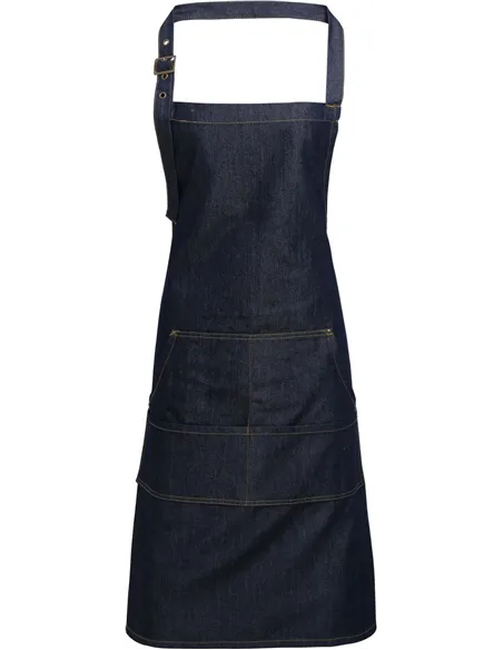 Denim predpasnik z žepi PR 126