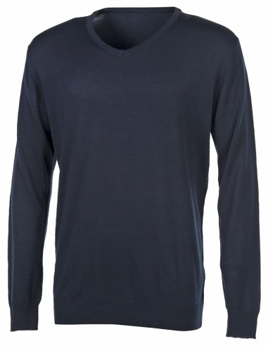 Moški pulover na V izrez