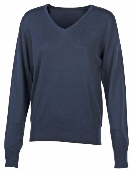 Ženski pulover na V izrez