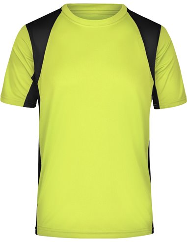 Moška tekaška majica s kratkimi rokavi James & Nicholson | JN 306