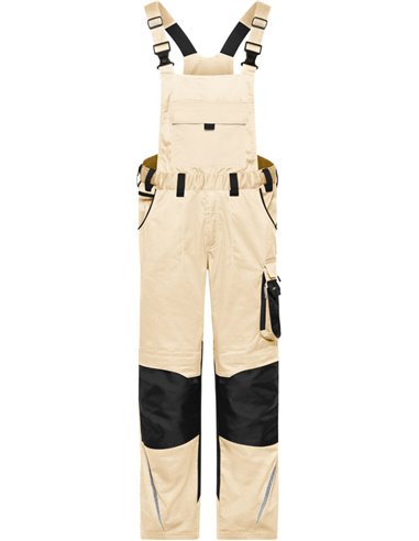 Moške delovne hlače z oprsnikom JN 1833 (62-68)