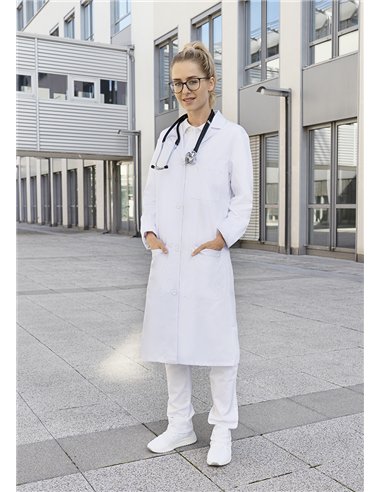 Ženska klasična halja Basic - bombažna