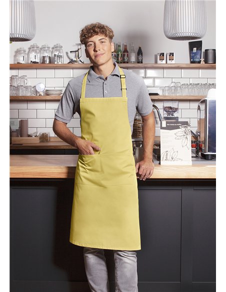 Daljši predpasnik Basic z zaponko in žepom