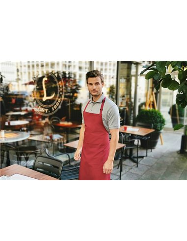 Daljši predpasnik Basic z zaponko in žepom